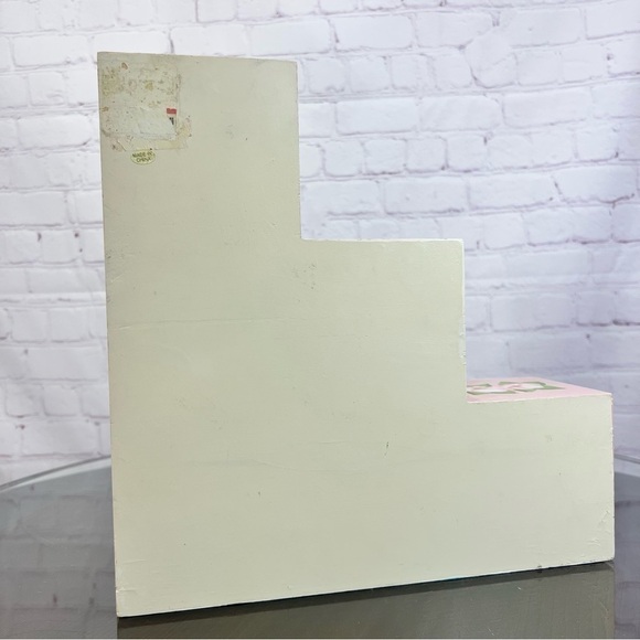 Hand painted 6 compartment organizer with drawers. 90s - Picture 13 of 15